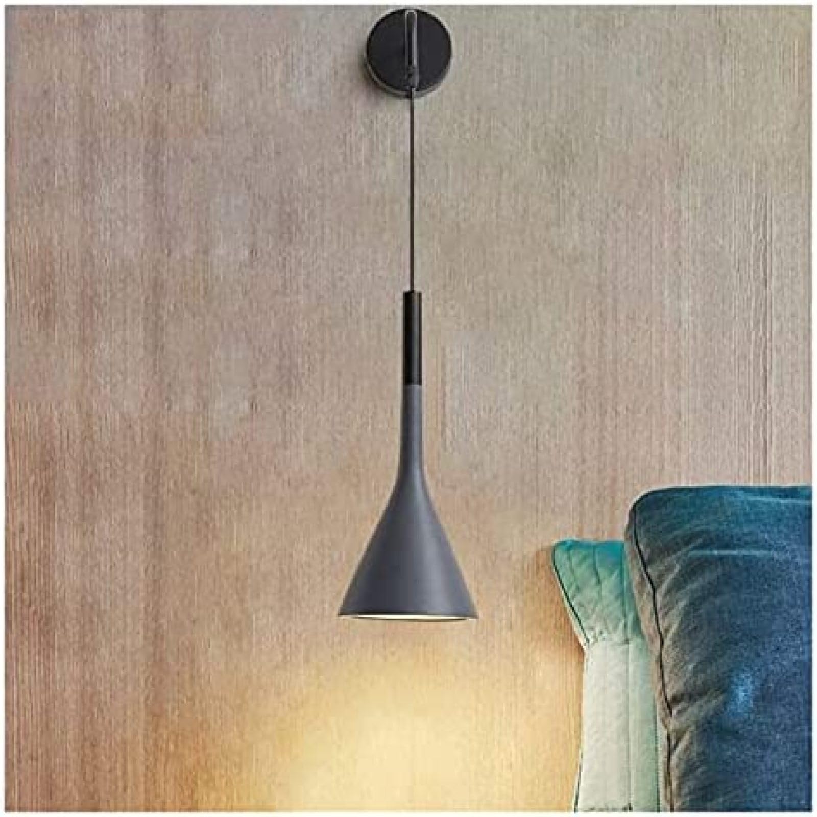 Classic Rustic Wall Lighting Modern Indoor Wall Lamp E27 Adjustable Height Wall Lights Minimalist Metal Wall Sconce Lights Decorative,Grey