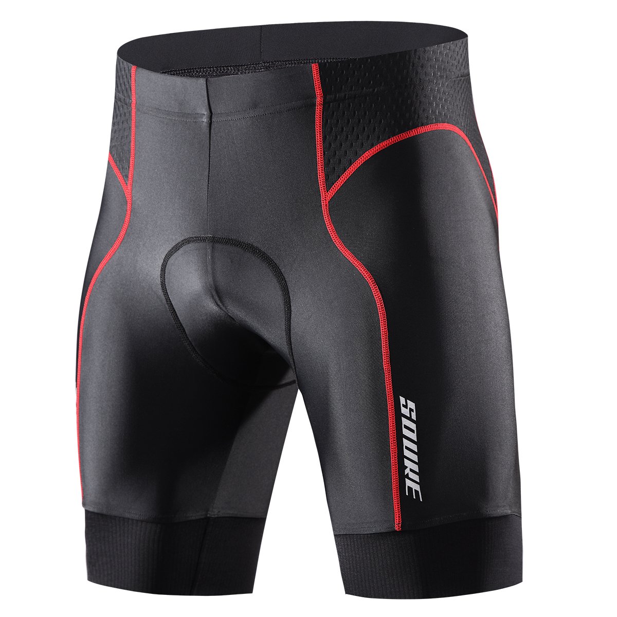 Gouxry Cuissard de cyclisme pour homme avec rembourrage 4D - Short de