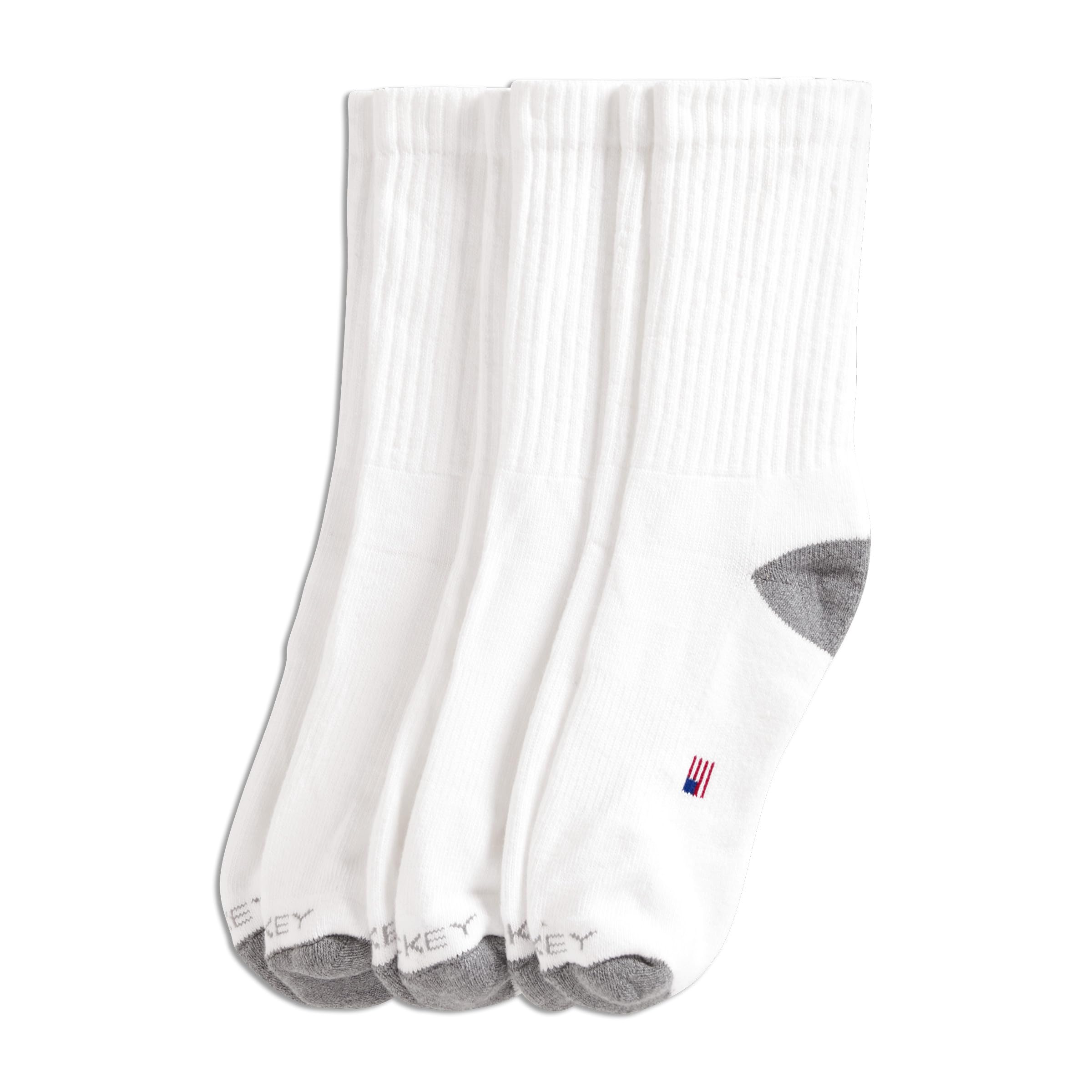 Jockey Women's Socks Crew Sock- 3 Pack, White, 6-10