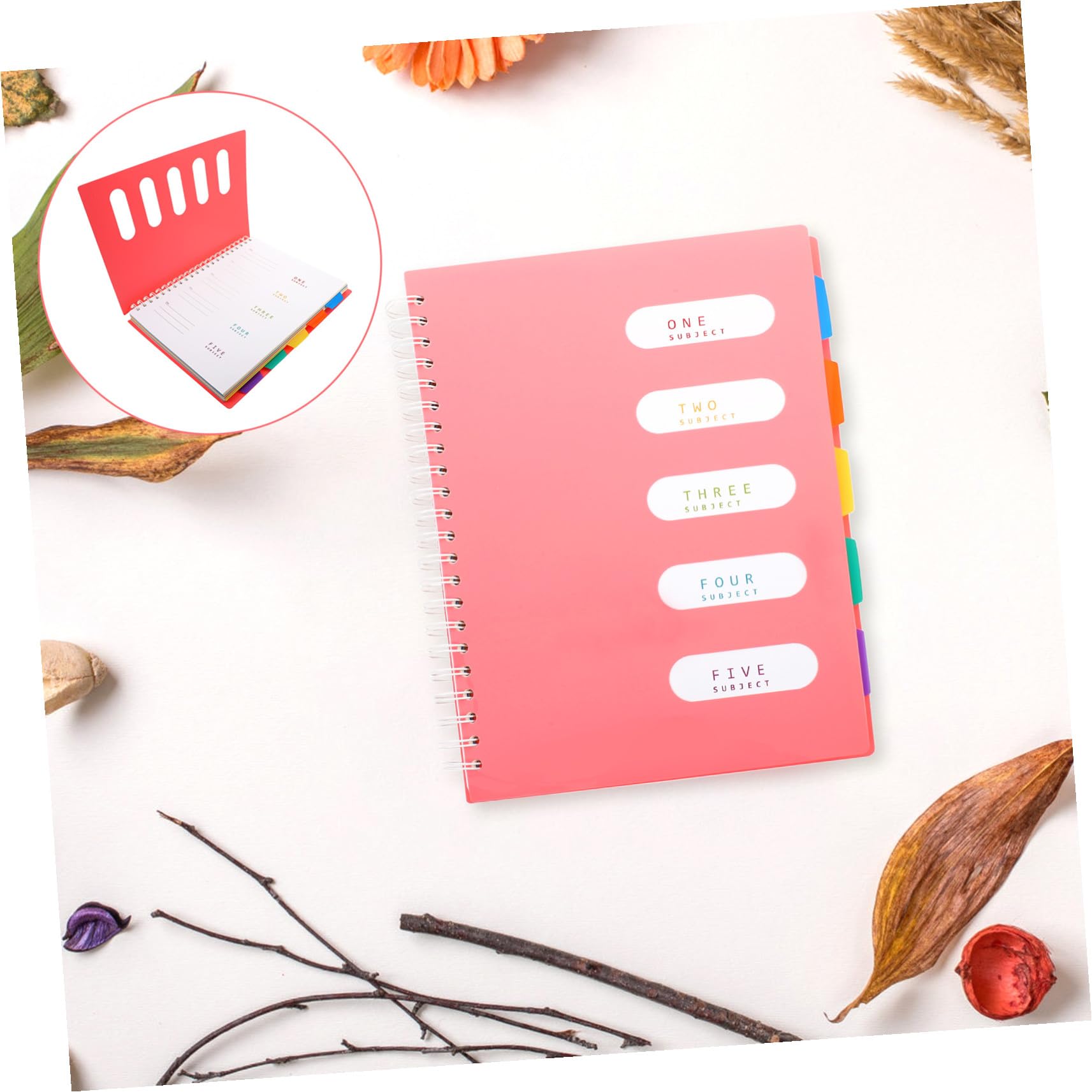 2 Pezzi Notebook Spirale Pagine Righe Taccuino Pratico Multiuso per Ufficio Scuola e Studenti Formato Portatile Leggero e Resistente
