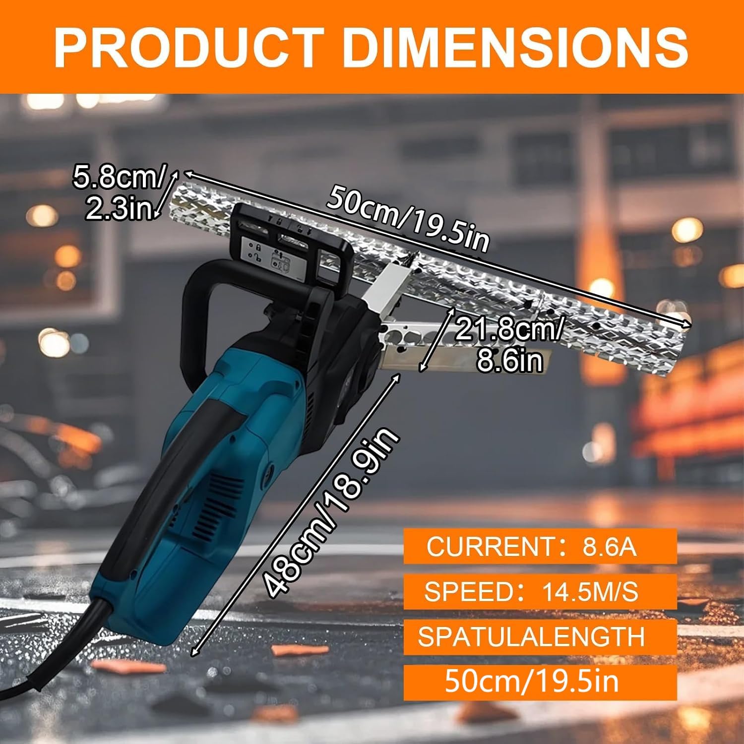 Spray Foam Insulation Cutting Removal Tool, Spray Foam Flatting Sawa | Dual Handle Design, 14.5m/s Speed, for Precise Wall Leveling, For Commercial Renovation Projects(Open-cell,50cm)