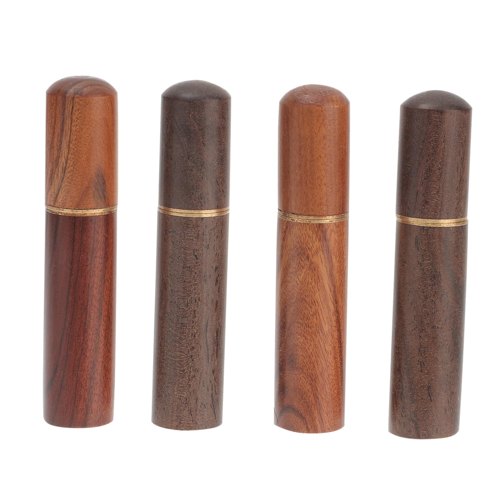 HOMSFOU 4pcs Boxes Wooden Sewing Needle Storage Cases Portable Multi Functional Sewing Box for Needles and Tools Hand Held Design Lightweight and Safe for Home Use