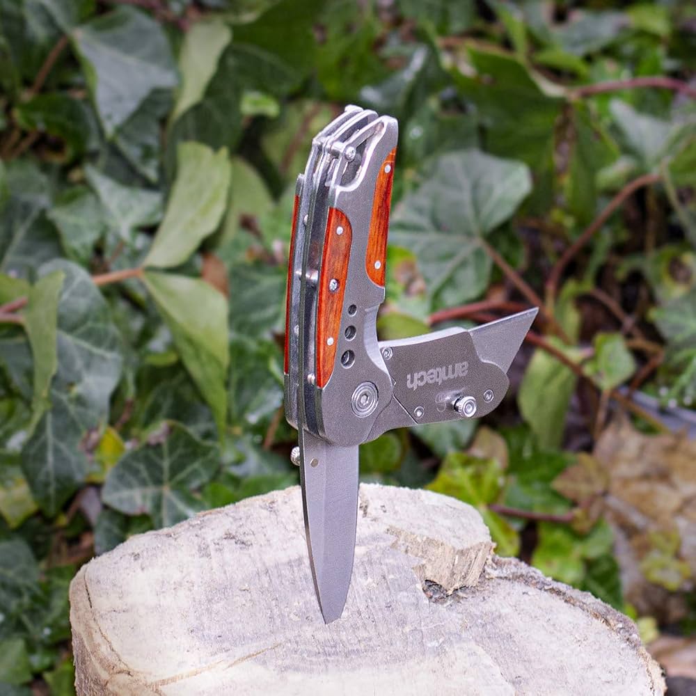 Amtech S0335 2 w 1 Tradesman 5 ostrzy, składany nóż