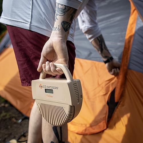 Miniatura 6 de Overlander 750 Purificador de aire y eliminador de olores, recargable, diseño compacto, ajustes de tiempo variables, recargable por USB, para