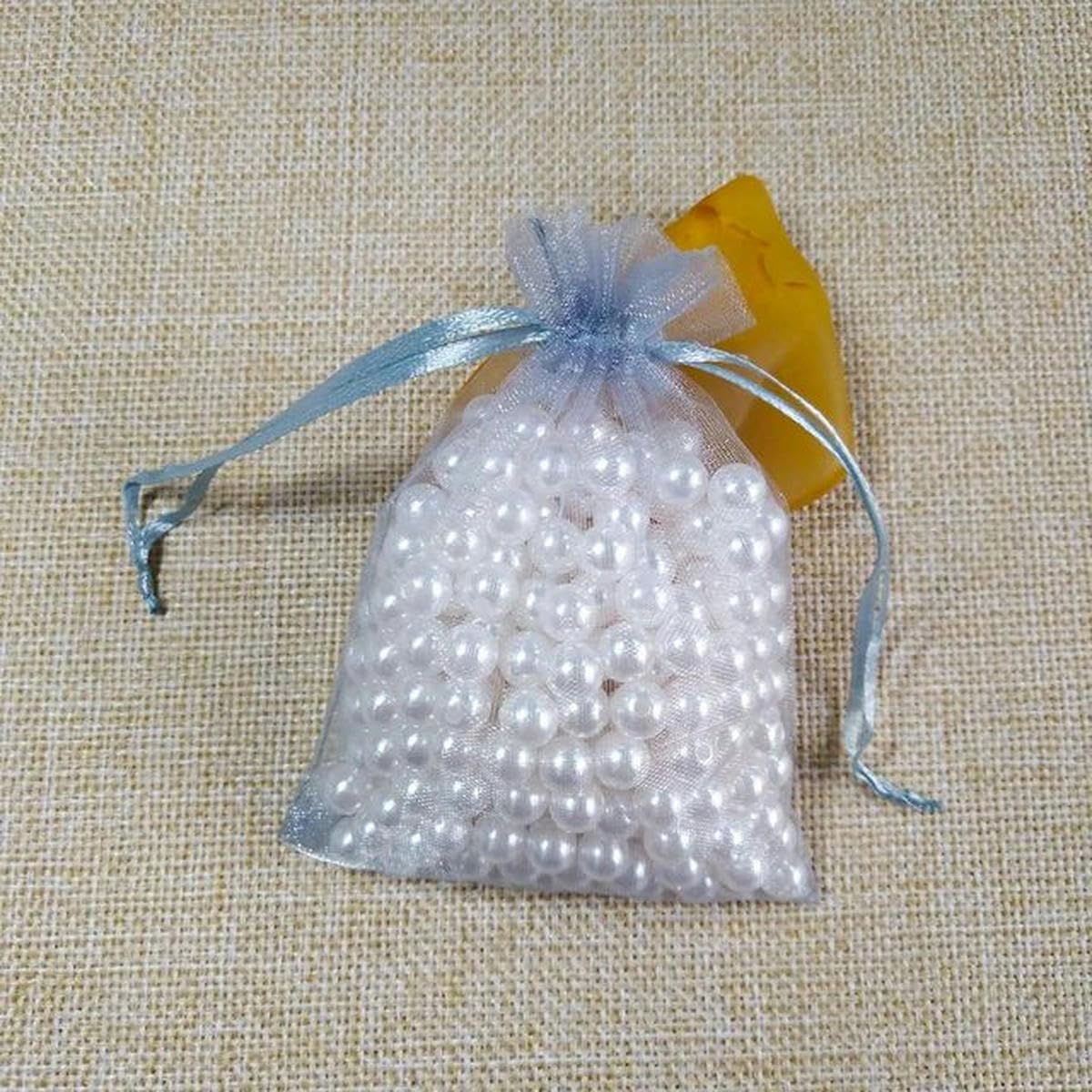 Sacs cadeaux Organza Pochettes à cordon pour bijou Sacs en Organza 7x9 9x12 10x15 13x18cm, 500 pièces/lot, emballage de mariage, sac cadeau, décoration de fête, sac à bijoux, pochettes en Organza(Gray