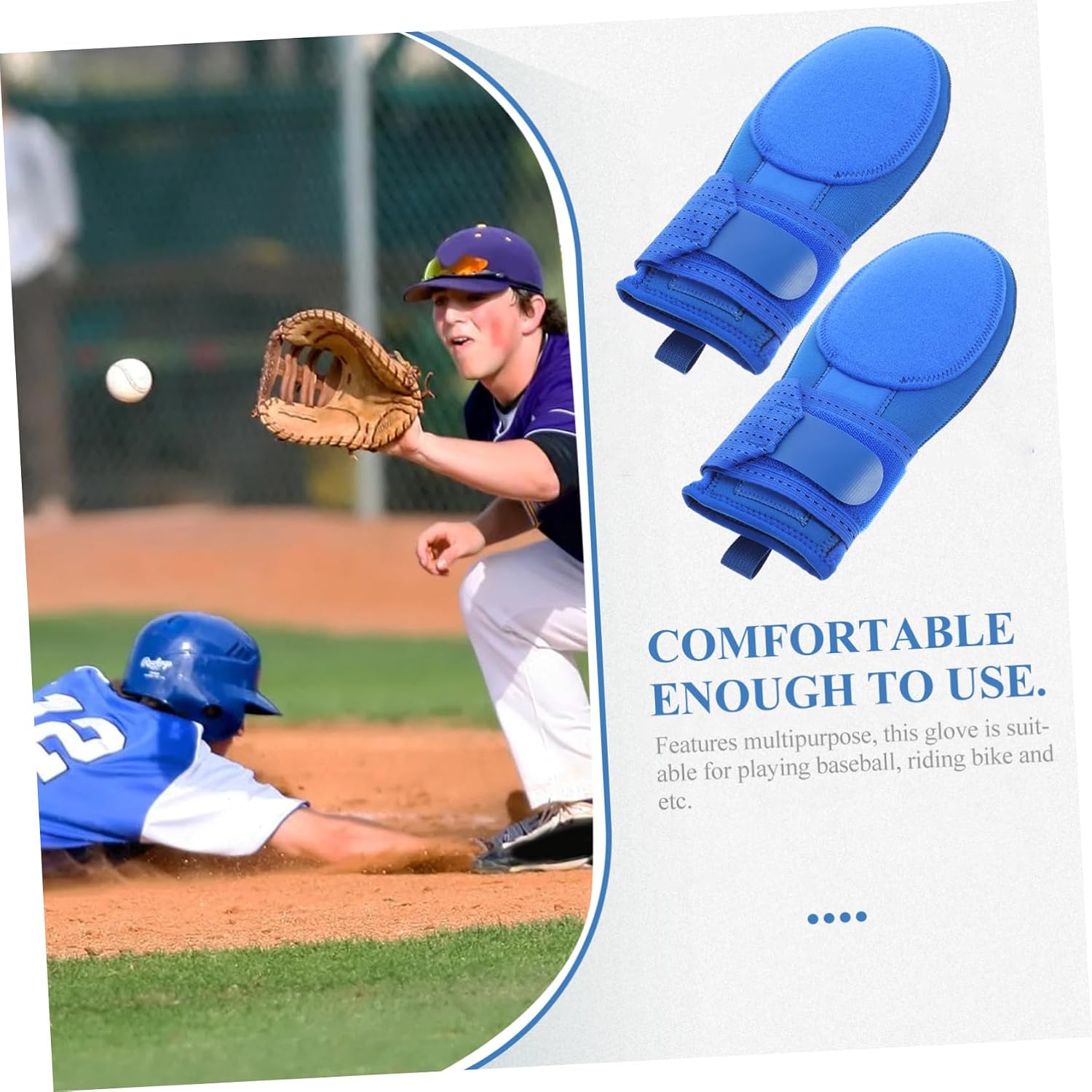Protective Sliding Gloves for Boys Baseball Sliding Mitts Baseball Training Glove Comfortable and Breathable