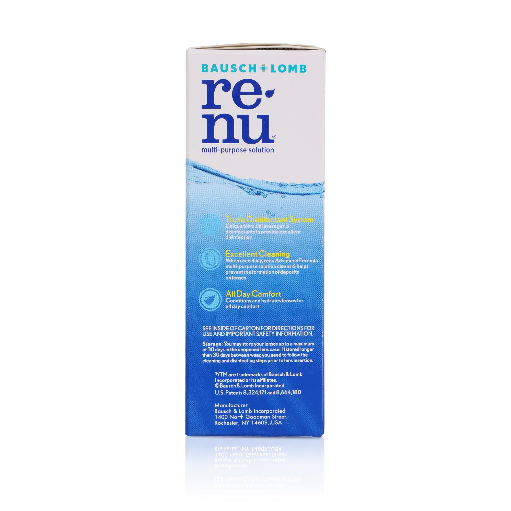 Bausch + Lomb Renu Advanced Multi Purpose Contact Lens Cleaning Solution (60ml) - Pack of 1 — Amazon image 5