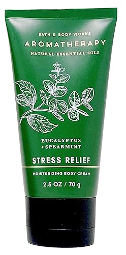 Miniatura 2 de Bath & Body Works Aromaterapia Alivio del Estrés Eucalipto Menta Verde - Paquete de 3 - Crema Corporal, Gel de Gel de Espuma y Gel de Manos con un