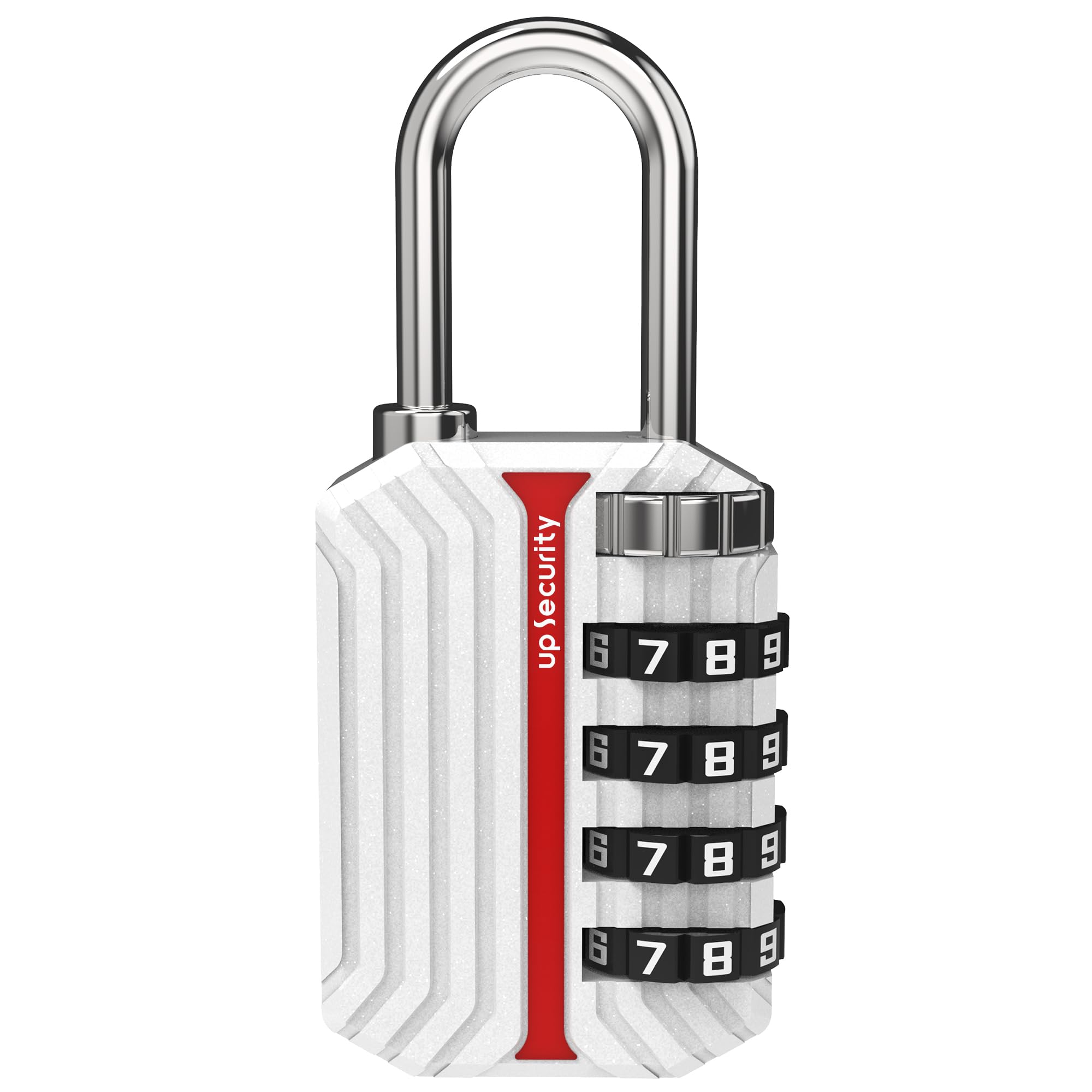 UP Security Gym Locker Lock, 4 Digit Combination Padlocks for Outdoor Use Travel Luggage Combo Locks
