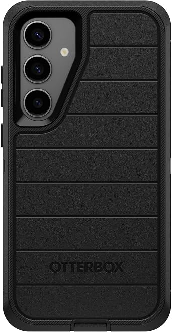 OtterBox Samsung Galaxy S24+ Plus Defender Series Pro Case - Black, Rugged & Durable, with Port Protection, Includes Holster Clip Kickstand