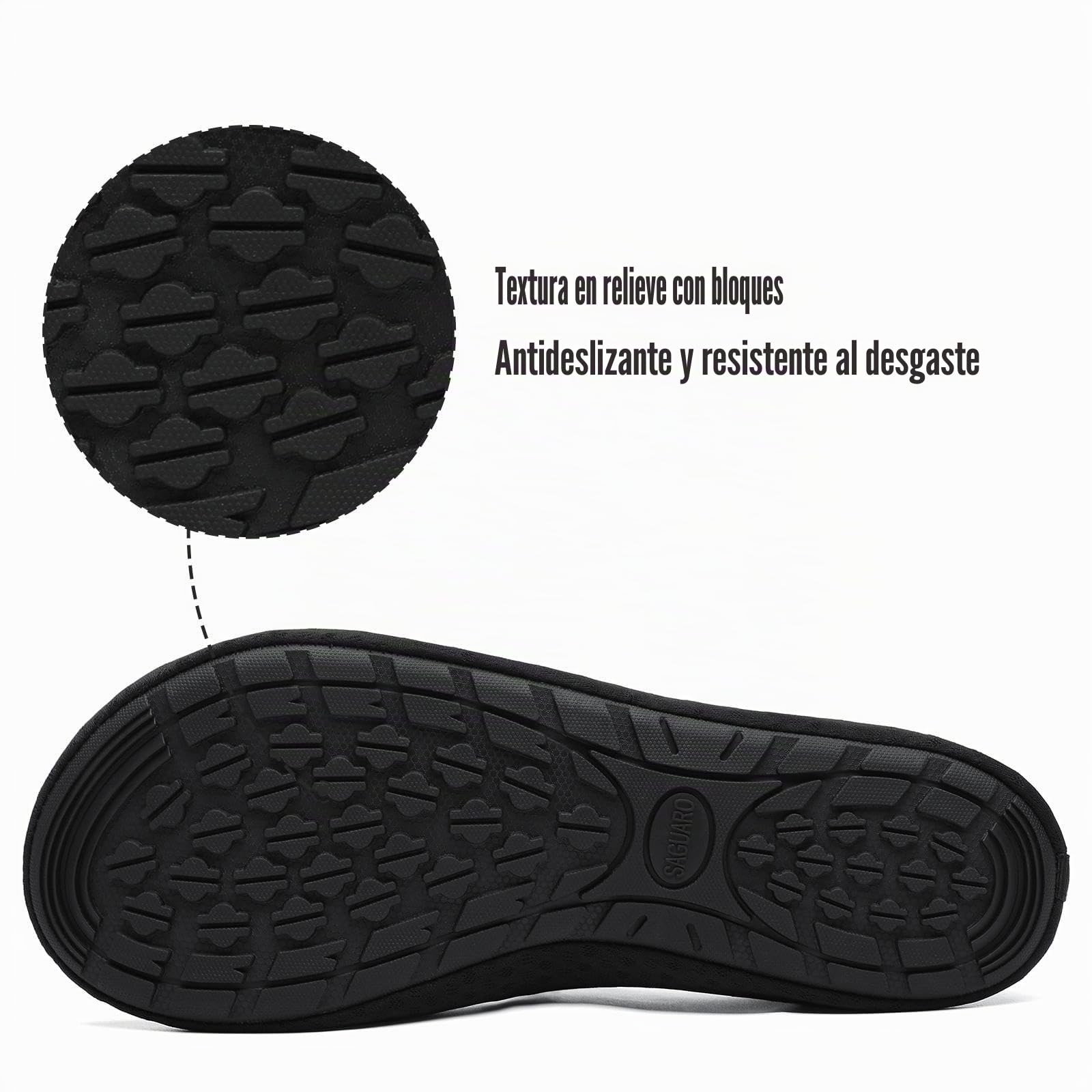 SAGUARO Escarpines Hombre Mujer Zapatillas Agua Secado Rápido Playa Gr.36-47 EU