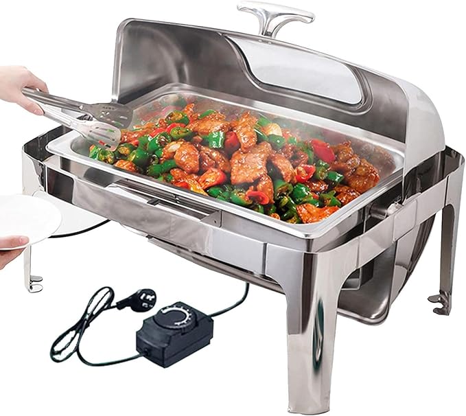 Food Warmers Electric for Parties Buffets, 9L/13L Stainless Steel