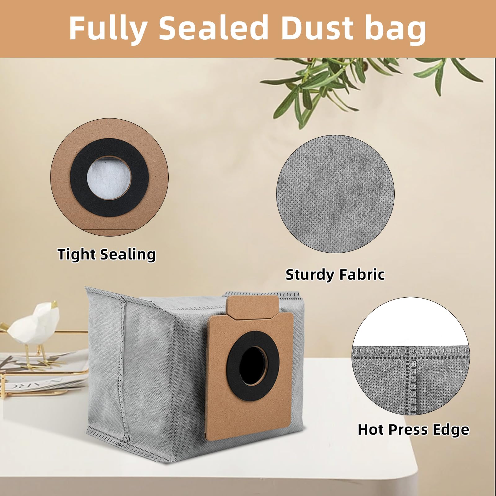 12 Stück Staubbeutel Für Eufy X8 Pro / X10 Pro Omni - 2.5L Ersatzbeutel