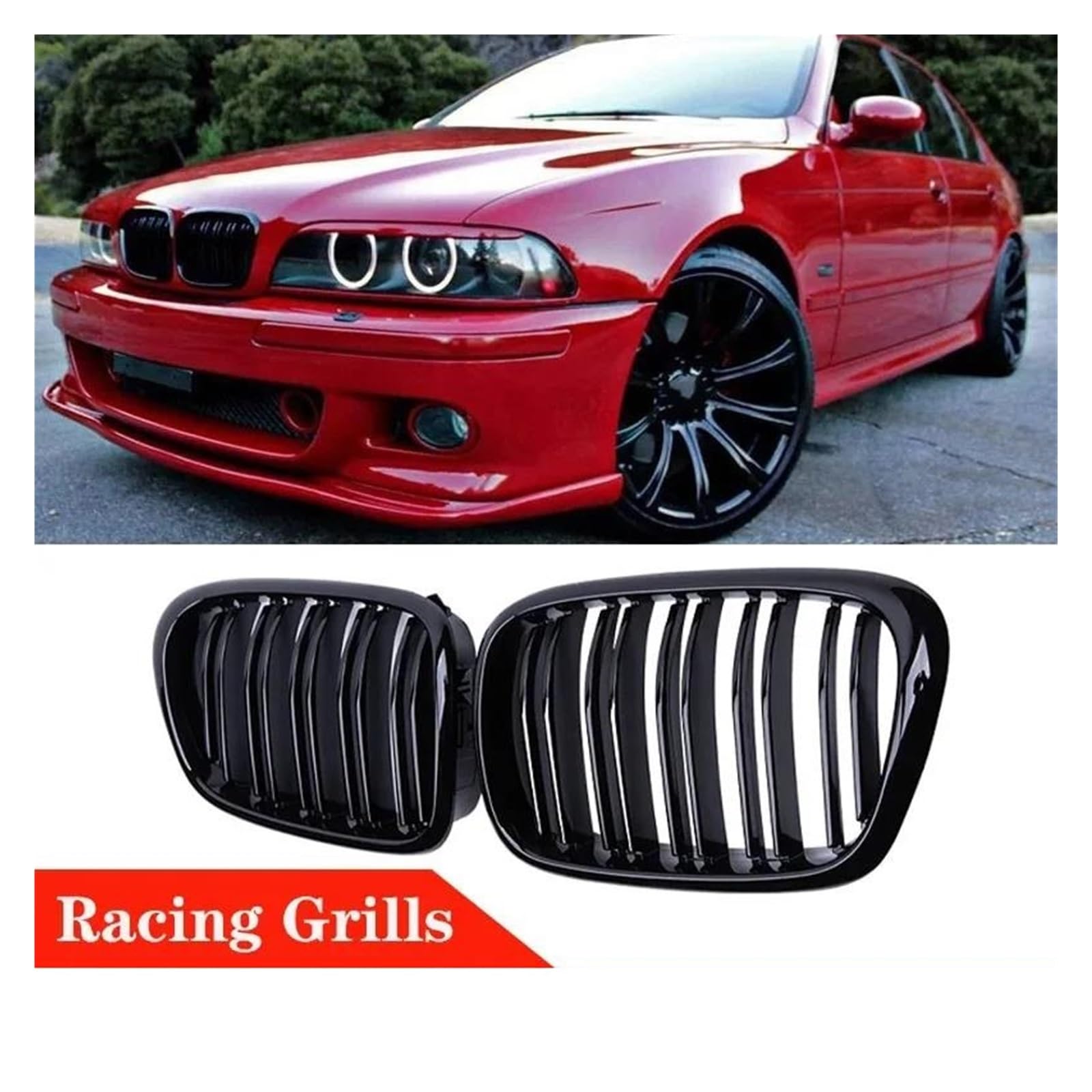 Radiator Grill Voor BMW E39 5-serie 525i 528i 530i 540i M5 4