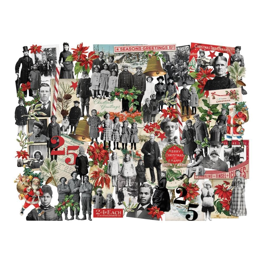 Tim Holtz Idea-ology Layers + Paper Dolls, White - Image 2