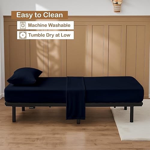 Miniatura 5 de Sábanas para litera de cuna, 33 x 75 pulgadas, sábanas de colchón tamaño cuna, sábana bajera perfecta para cama individual estrecha, cuna, litera de