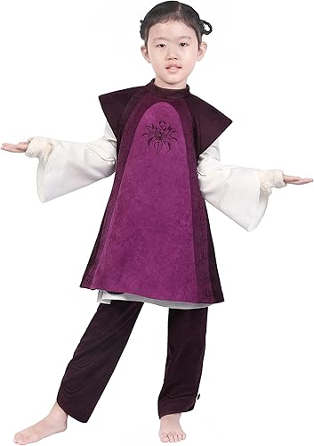 Disfraz de Leia para niñas, disfraz de princesa, joven, Leia, conjunto completo