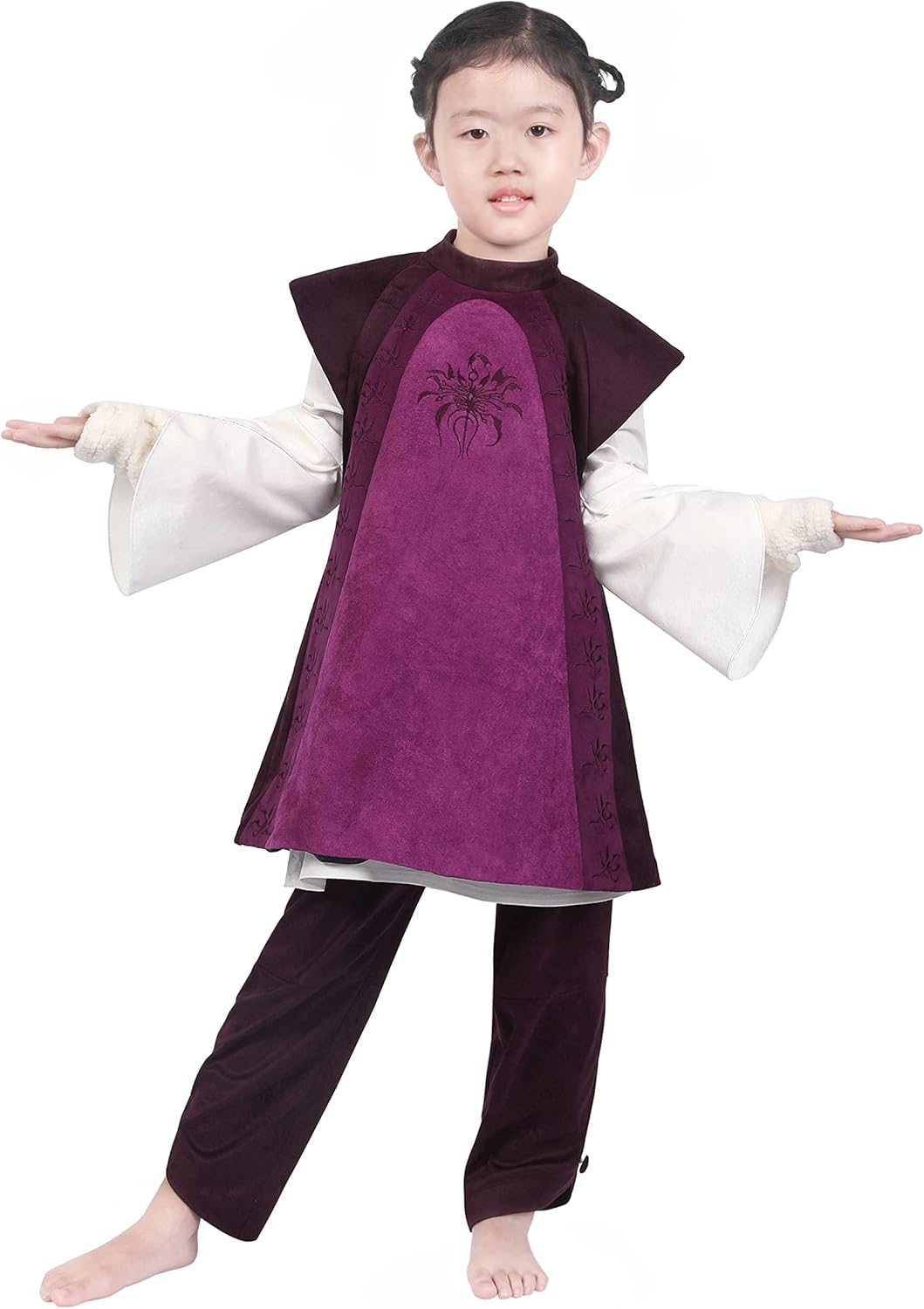 Disfraz de Leia Joven para niños disfraz de princesa de Leia Solo