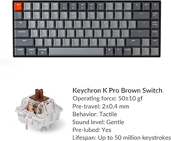 Amazon.com: Keychron K2 75% Layout Bluetooth Wireless