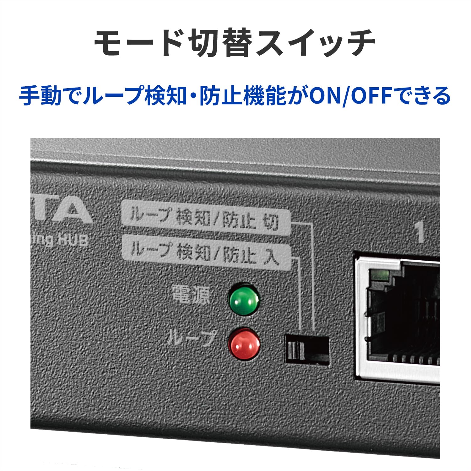 Amazon.co.jp: IODATA 8-Port Switching Hub with Loop Detection and