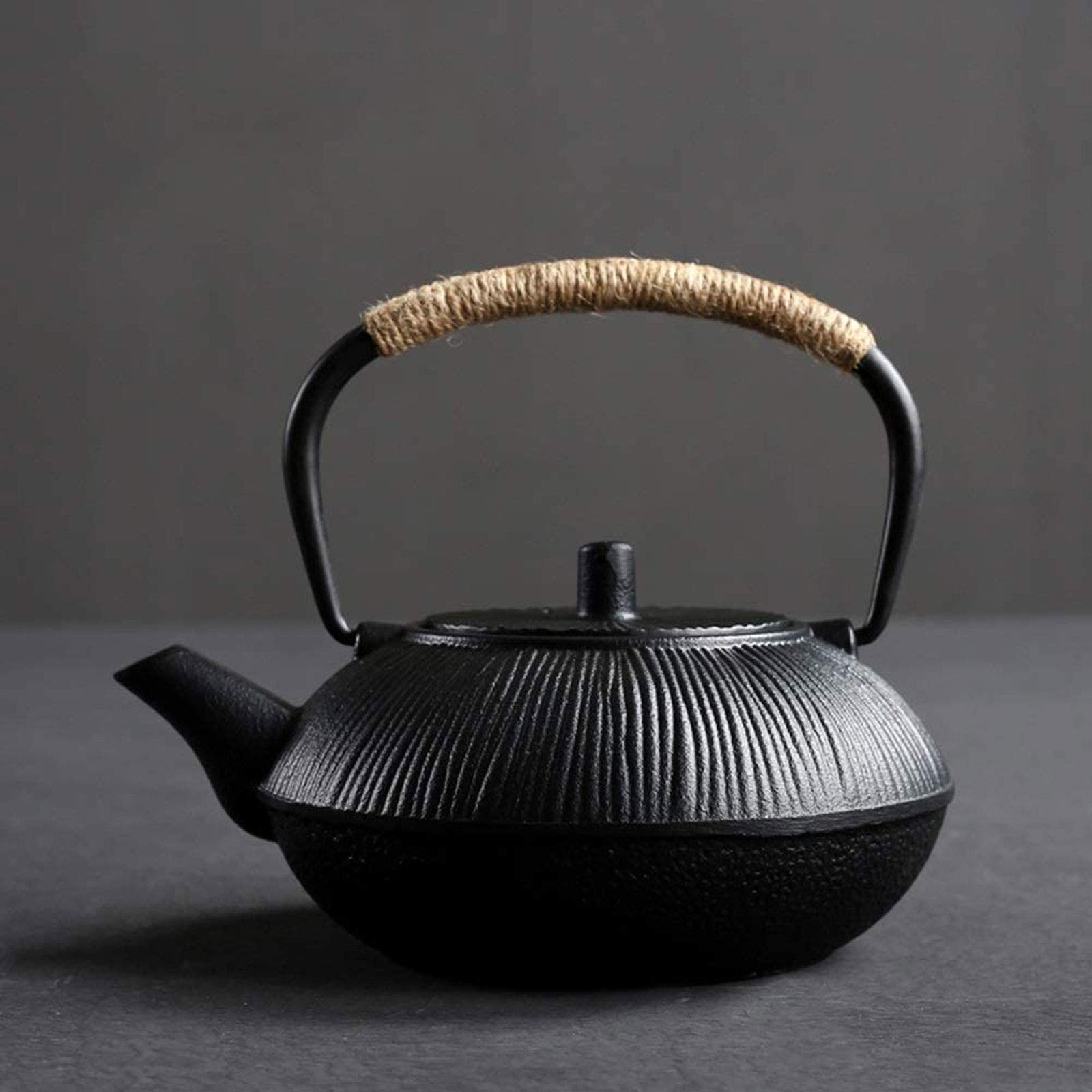 MGEMJMJ Tea Kettle Japanese Style Small Cast Iron Tea Pot With Stainless Steel Filter, Anti Rust Tetsubin Tea Kettle Stovetop Safe 800ml