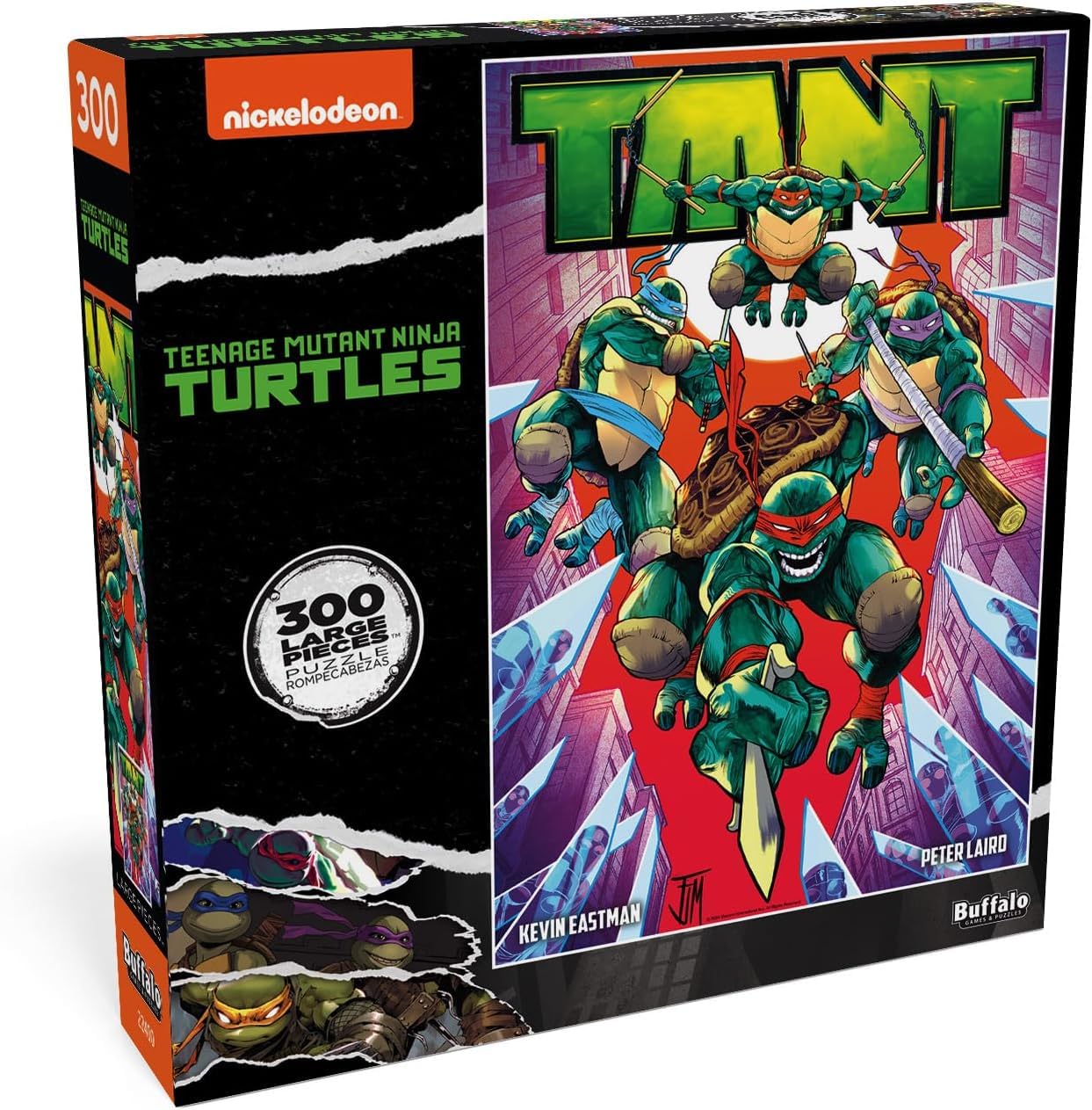 Buffalo Games - Viacom - TMNT - Turtle Power - 300 Piece Jigsaw Puzzle for Adults -Challenging Puzzle Perfect for Game Nights - Finished Size is 21.25 x 15.00