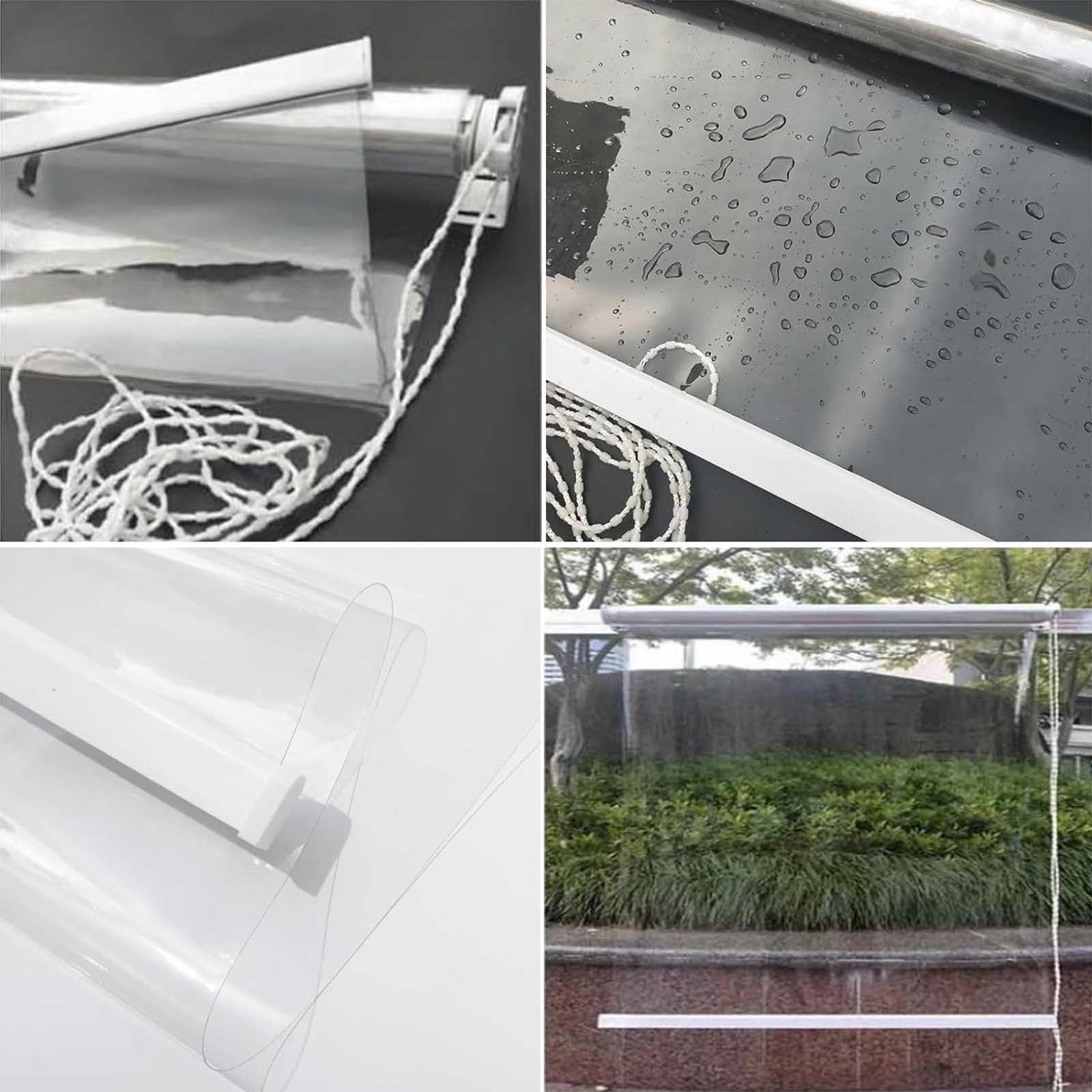 Rodillo de PVC C para exteriores, impermeable, 0,5 mm, para jardines Peras, RainBers, 100 x 180 cm