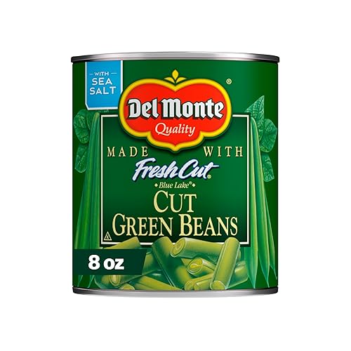 Del Monte Frijoles verdes recién cortados enlatados, 8 onzas