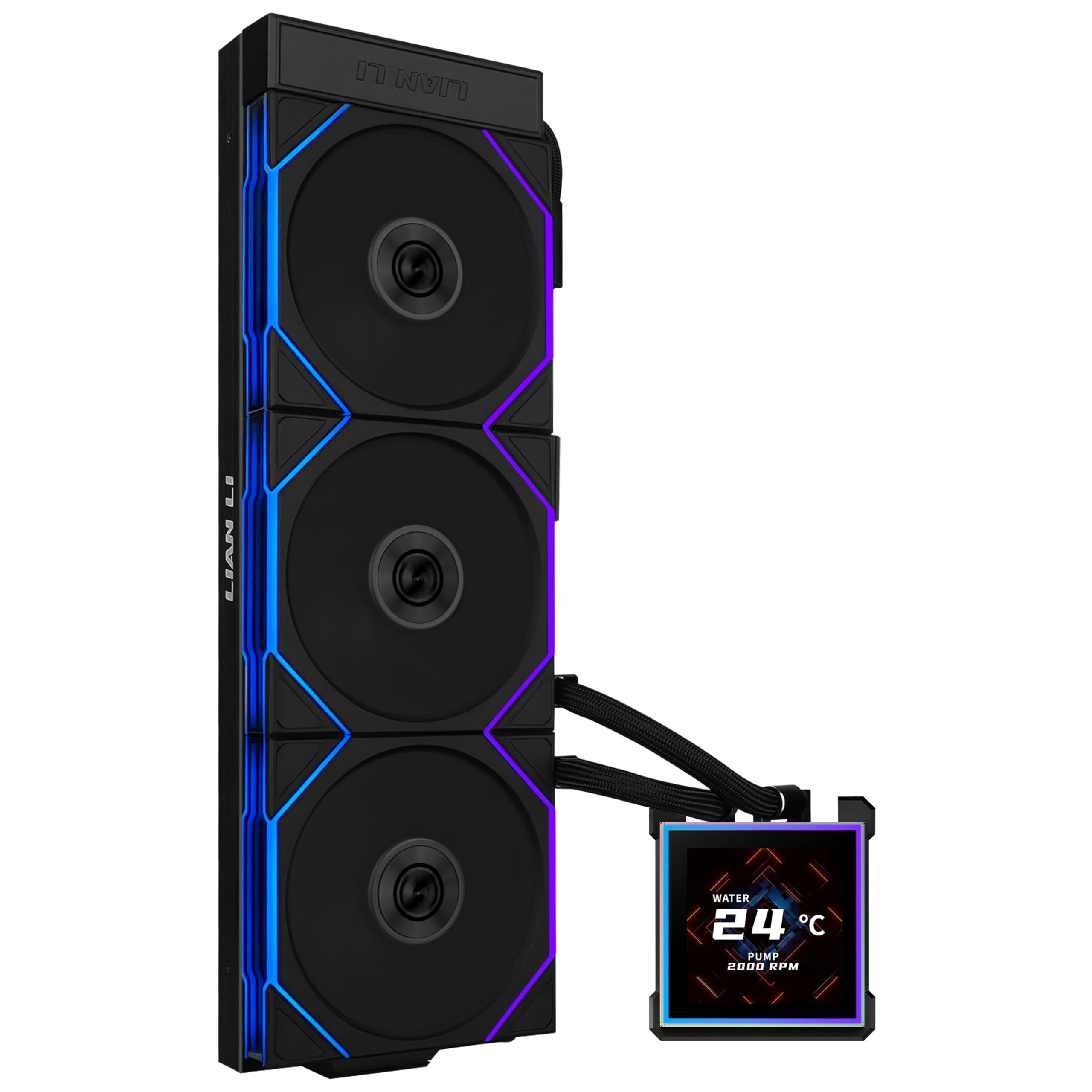 Lian Li Hydroshift Ii LcD-S 360 Tl Processore Kit Di Raffreddamento A Liquido 12 Cm Nero 1 Pz (lian Li Hydroshift Ii LcD-S 360tl All In One Cpu Coole