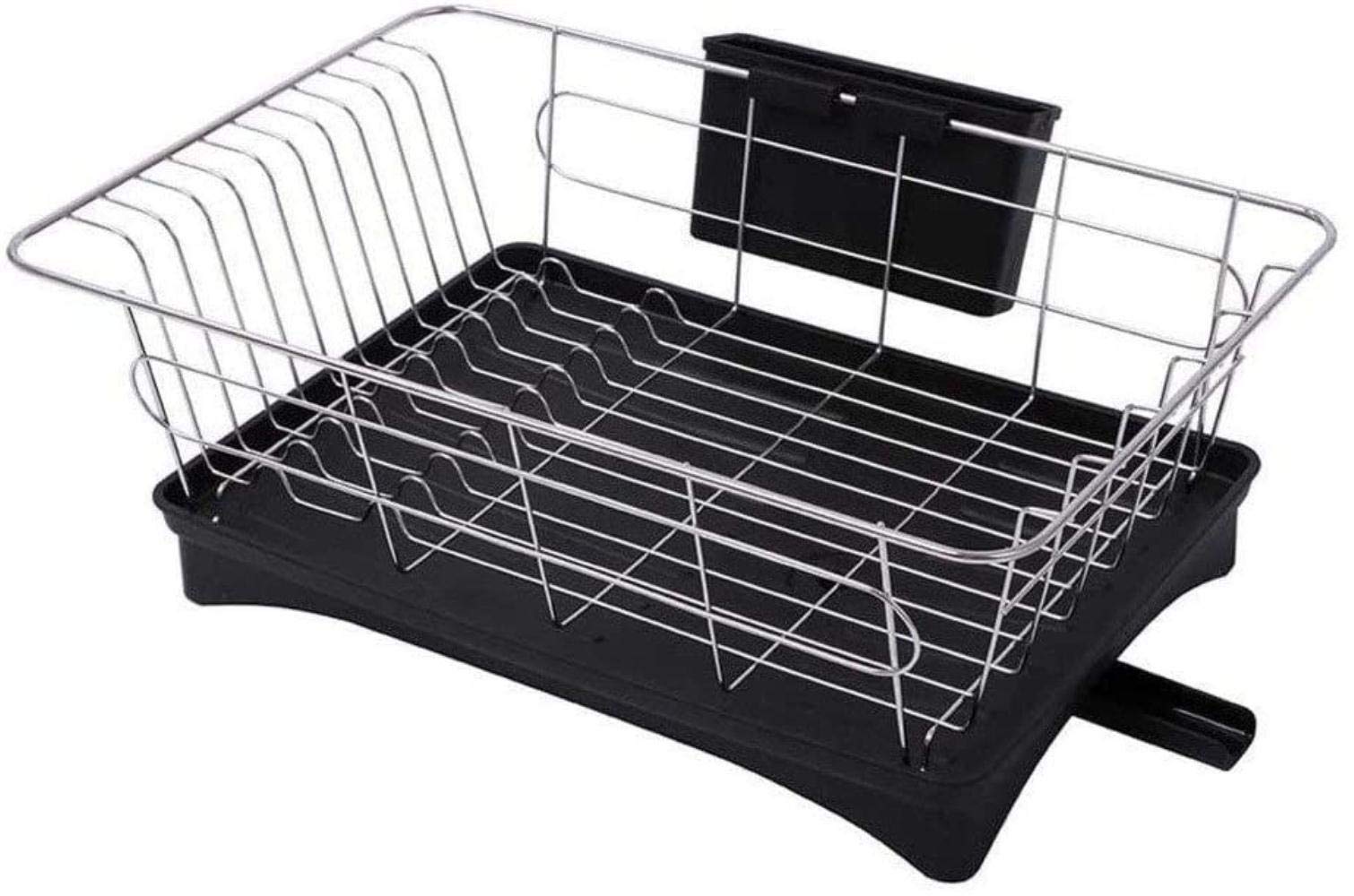 TYUHDUYUR Drain Rack Drying Racks Kitchen Cutlery Dish Drainer Plastic Drip Tray, Chopsticks Spoon Holder, Kitchen Utensil Rack Plates Bowl Cup Tableware
