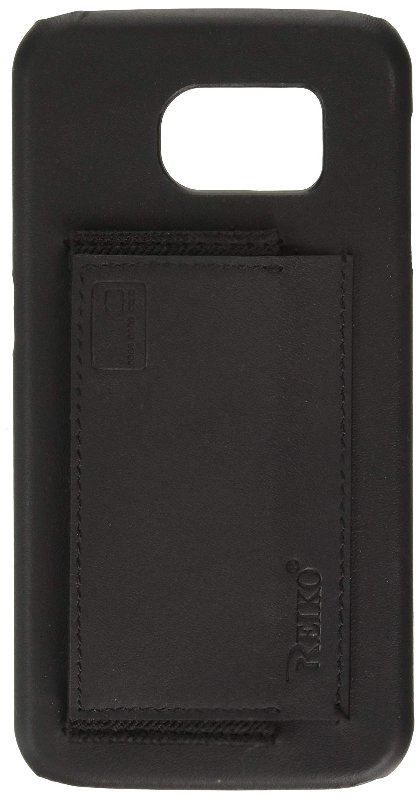 ReikoWireless Samsung Galaxy S6 Rfid Genuine Leather Case Protection And Key Holder In Black - Colored