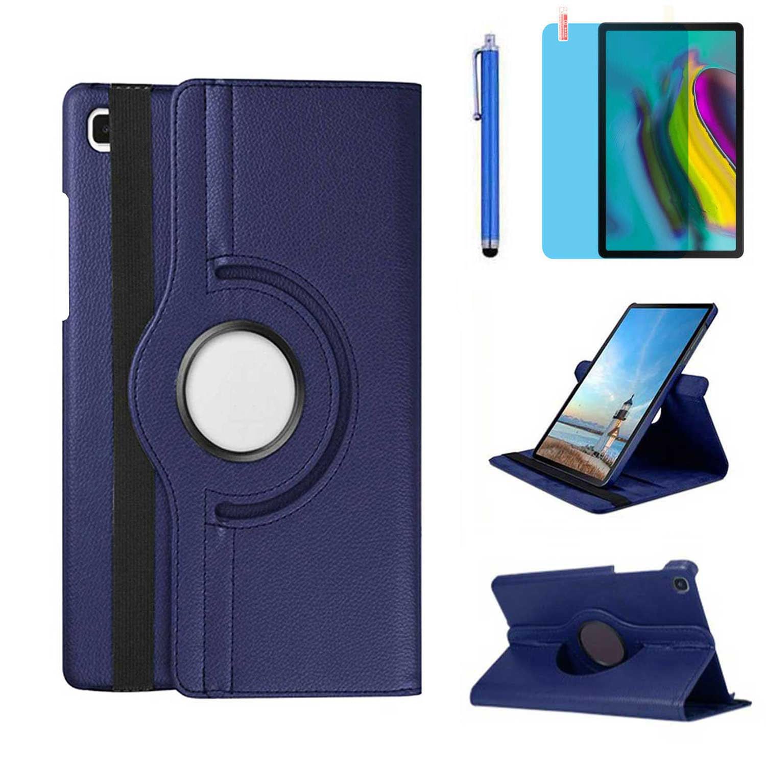 Case for Samsung Galaxy Tab A9 8.7'' 2023 (SM-X110 SM-X115 SM-X117), 360 Degree Rotating Stand Case Smart Protective Cover, with Stylus Pen,Screen