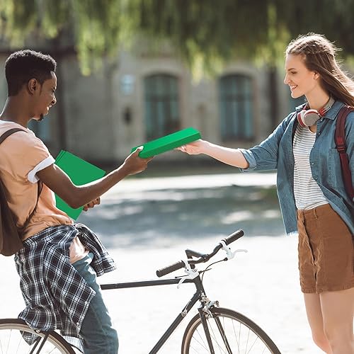 Miniatura 5 de Jutom 50 carpetas de papel brillante con 2 bolsillos, carteras laminadas de papel brillante, tamaño carta, carpetas de presentación con bolsillos