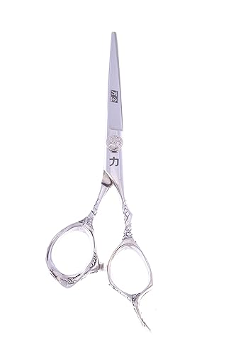 Cizalla de corte con mango de serpiente grabado y perilla de tensión de perfil bajo, 5.8 onzas