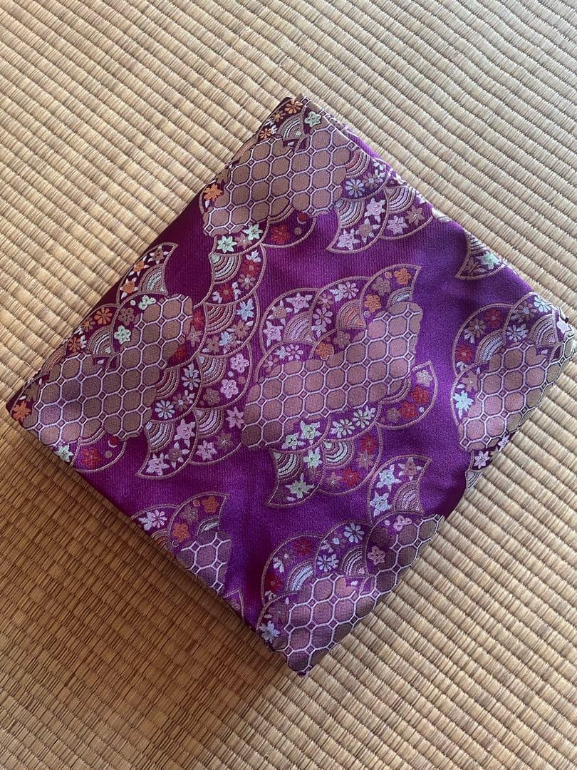 13絃用 琴袋(丸袋) 紫系　柄物 13絃用 琴袋(丸袋) 紫系柄物厚手