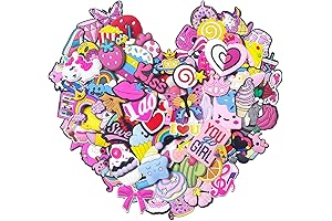 Crocs Jibbitz Charms for Teen Girls: 35,50, or 100 Pcs of Kawaii Charm Decorations