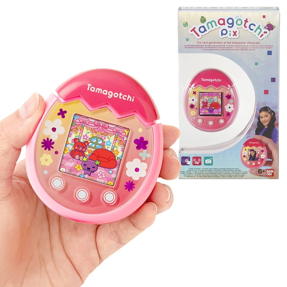 TAMAGOTCHI PIX - PINK : Amazon.pl: Zabawki