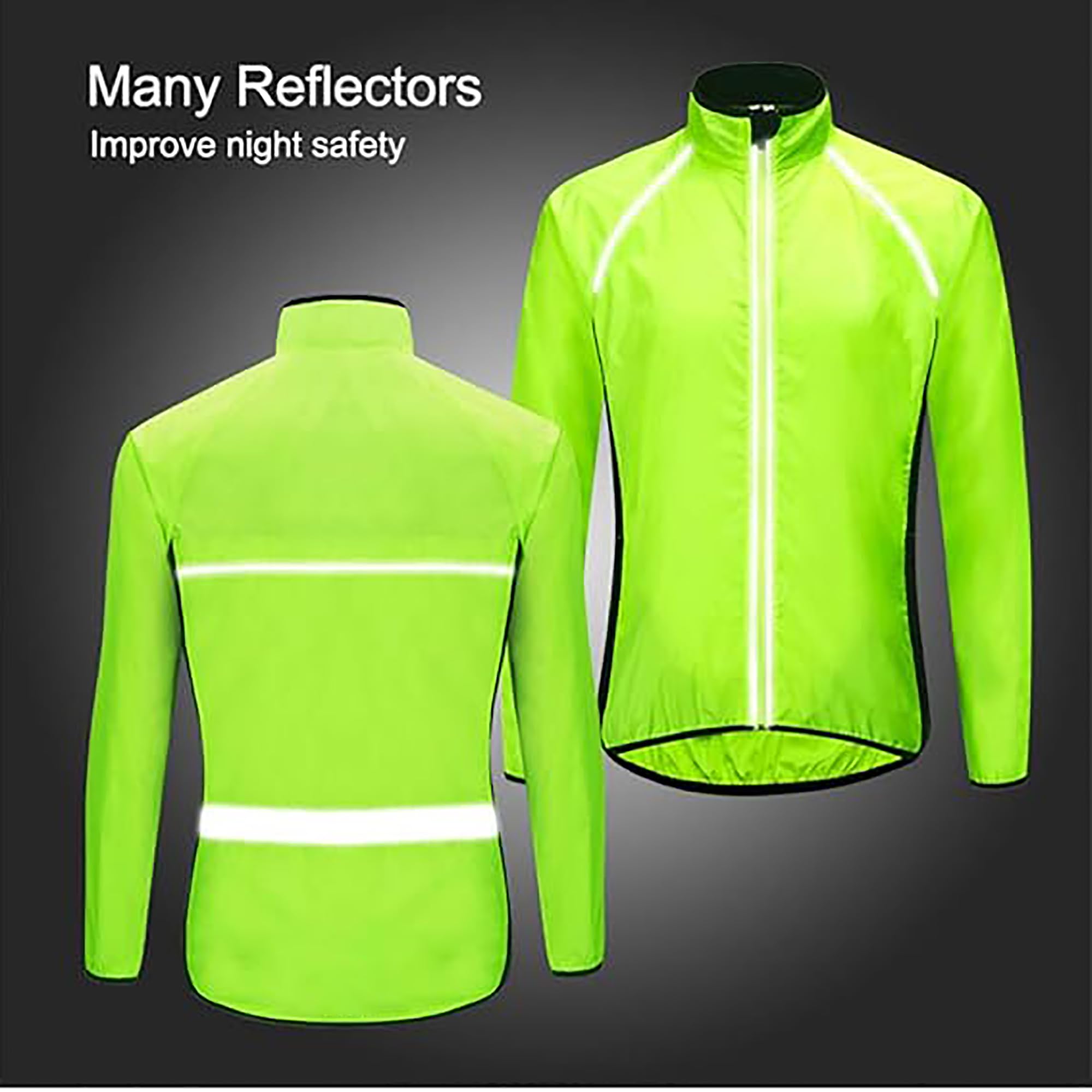 Chaqueta Ciclismo Hombre Mujer, Impermeable Cortavientos de MTB Bicicleta, para senderismo, cortavientos, para exteriores, cortavientos, trekking, chaqueta de ciclismo