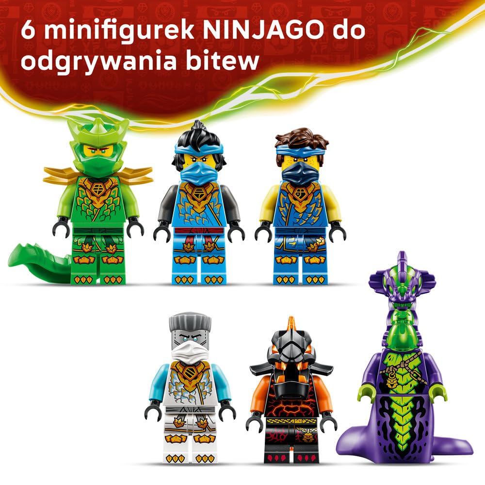 LEGO NINJAGO Perła Lądu 71869 | statek ninja, zestaw klocków, prezent dla chłopca i dziewczynki 9+, przygoda ninja, 1214 elementów