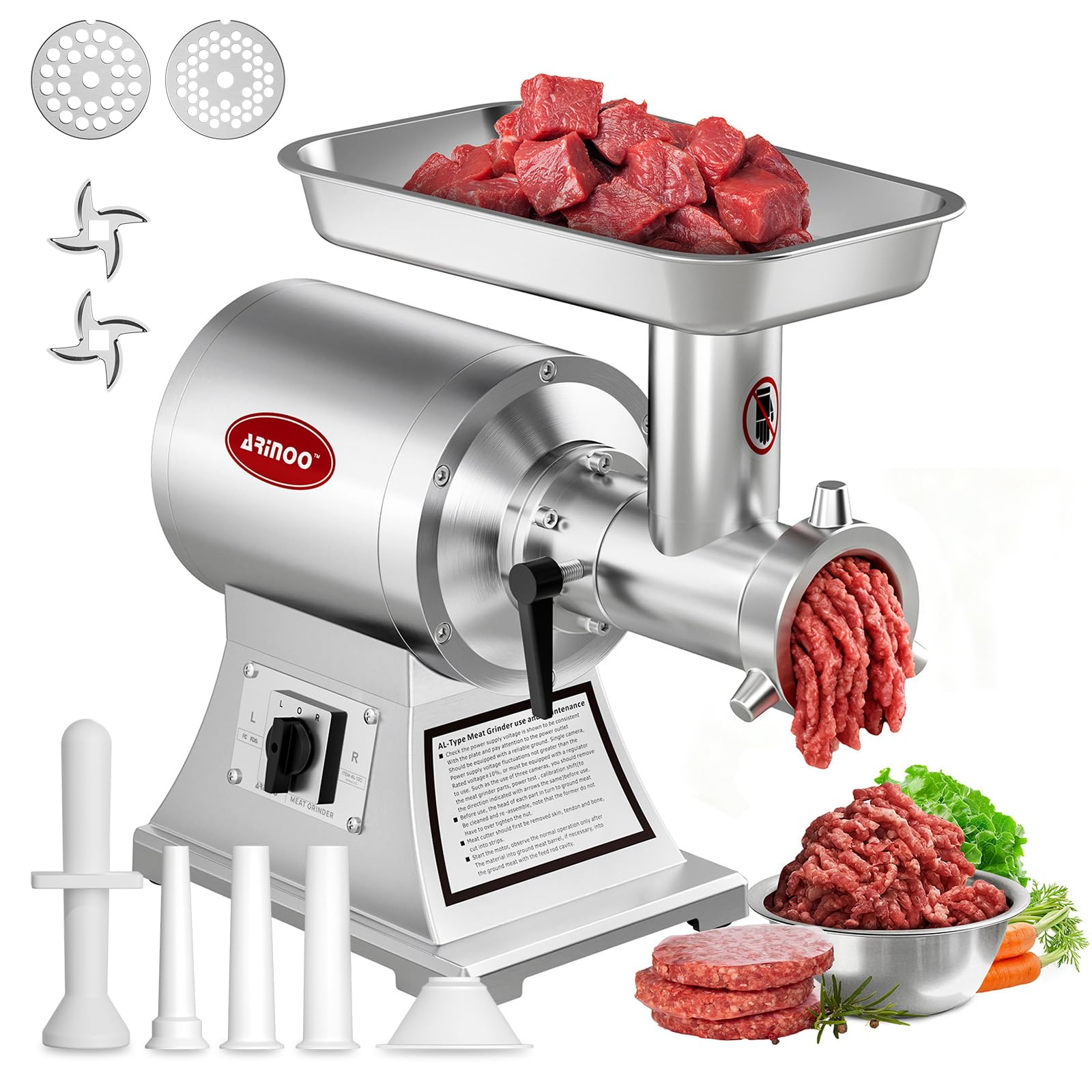 ARINOO #12C Commercial Meat Grinder