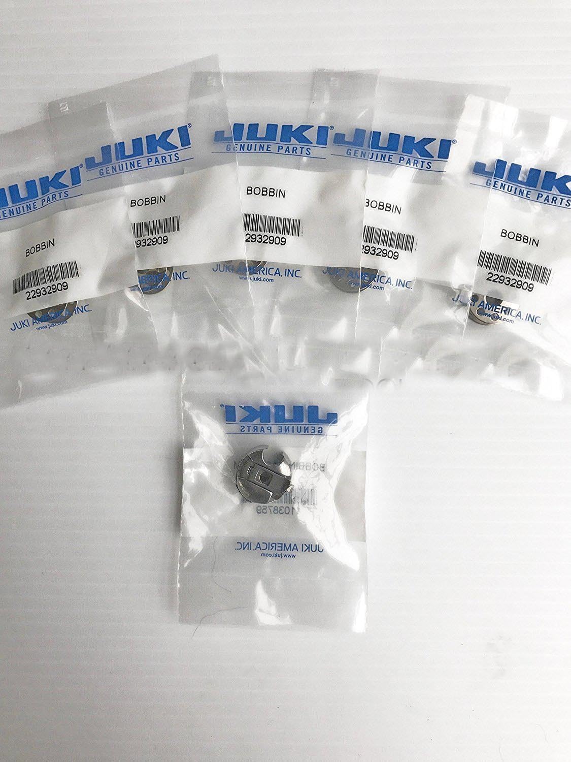 Juki EconoPak (1 Juki Original Bobbin Case + 5 Juki Original Bobbinks) for Single Needle Industrial Sewing Machines - Juki Original Parts - Made in Japan