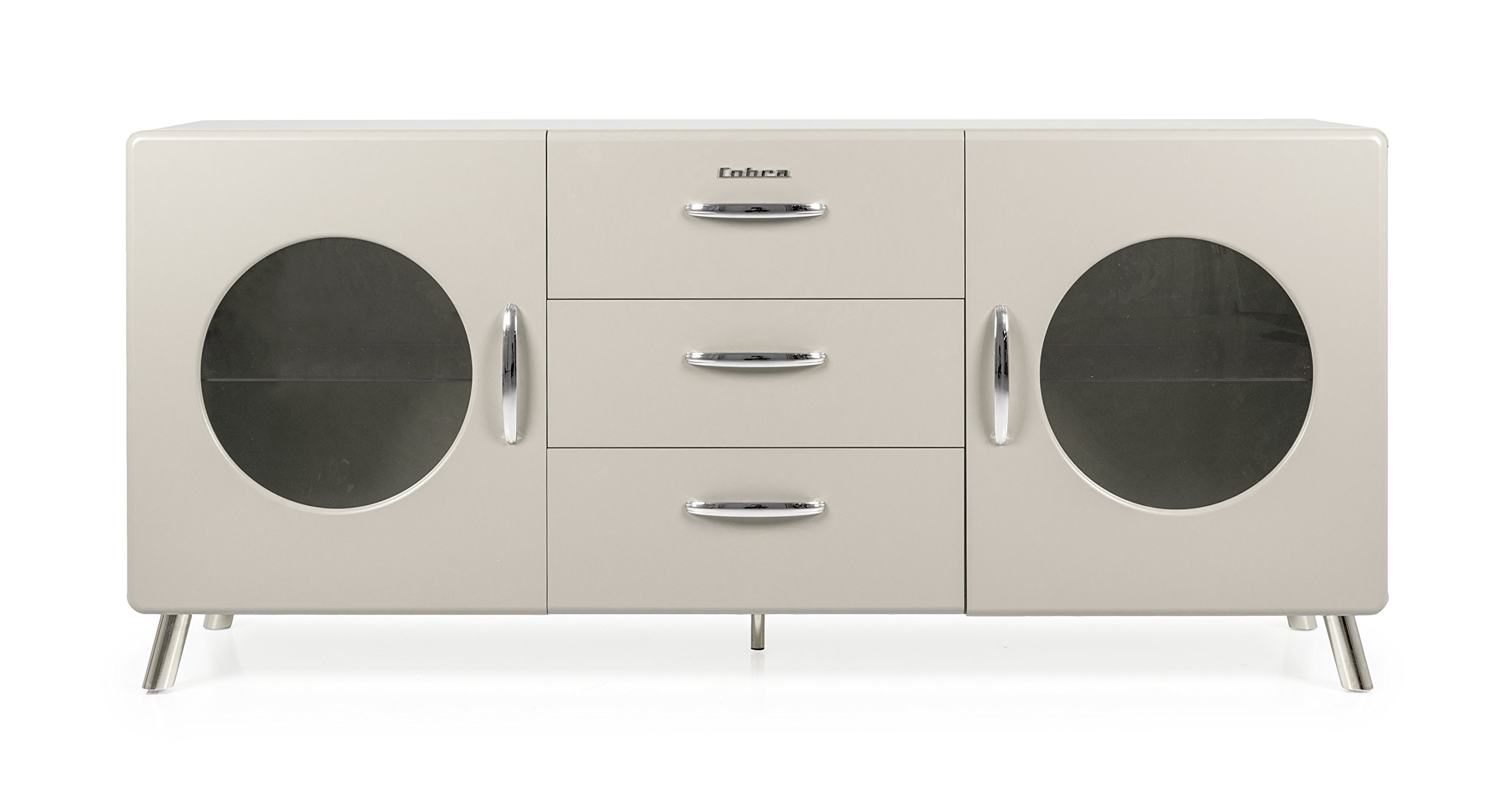 Tenzo Designer Sideboard, Warm Grey