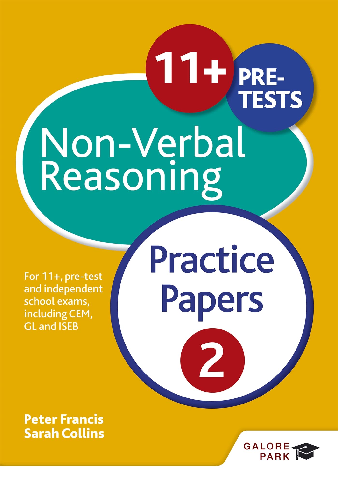 11+ Non-Verbal Reasoning Practice Papers  2 by Peter Francis (Paperback Book)