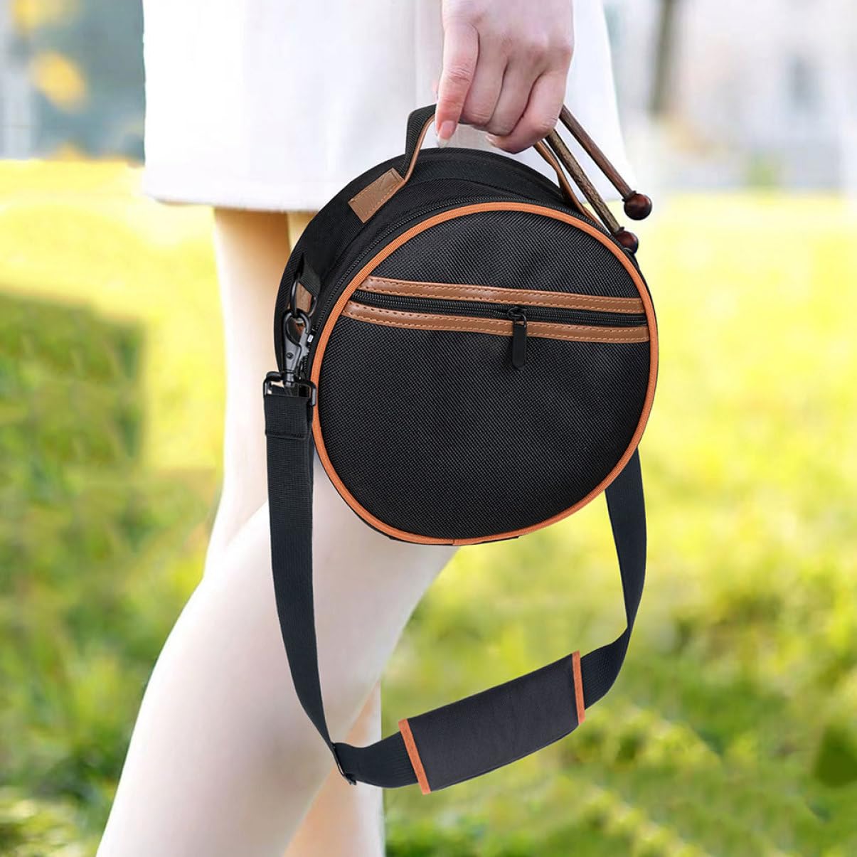 TOYANDONA Bolsa De Almacenamiento De Tambor Fanyin Batería Bolsas Cuero Pu Viajar