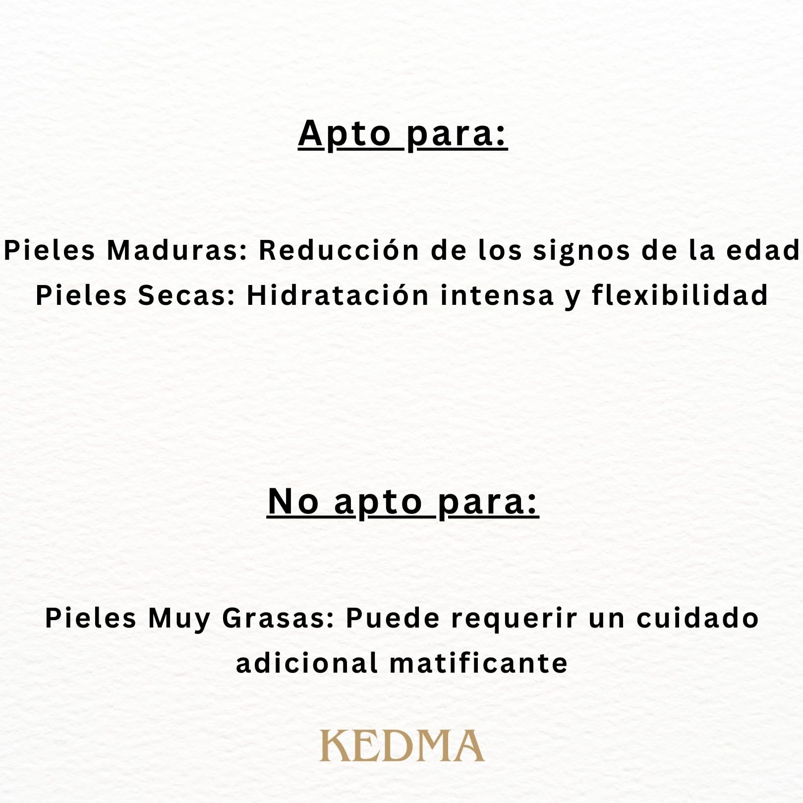 KEDMA - Crema Facial con Colágeno y Minerales del Mar Muerto - 50g