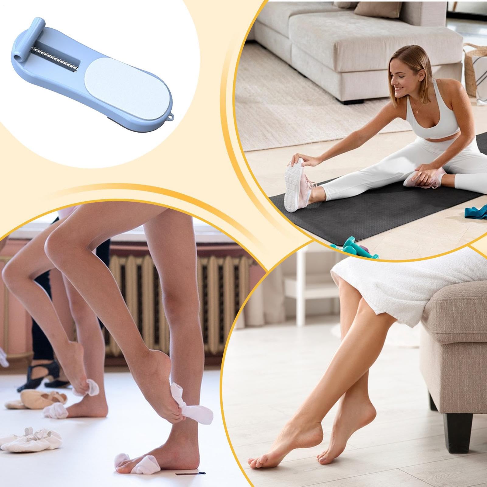Correttore per piedi piatti, regolabile, portatile, per rafforzare i piedi piatti, per ballerine, donne, riabilitazione, casa, ufficio, palestra, viaggi quotidiani
