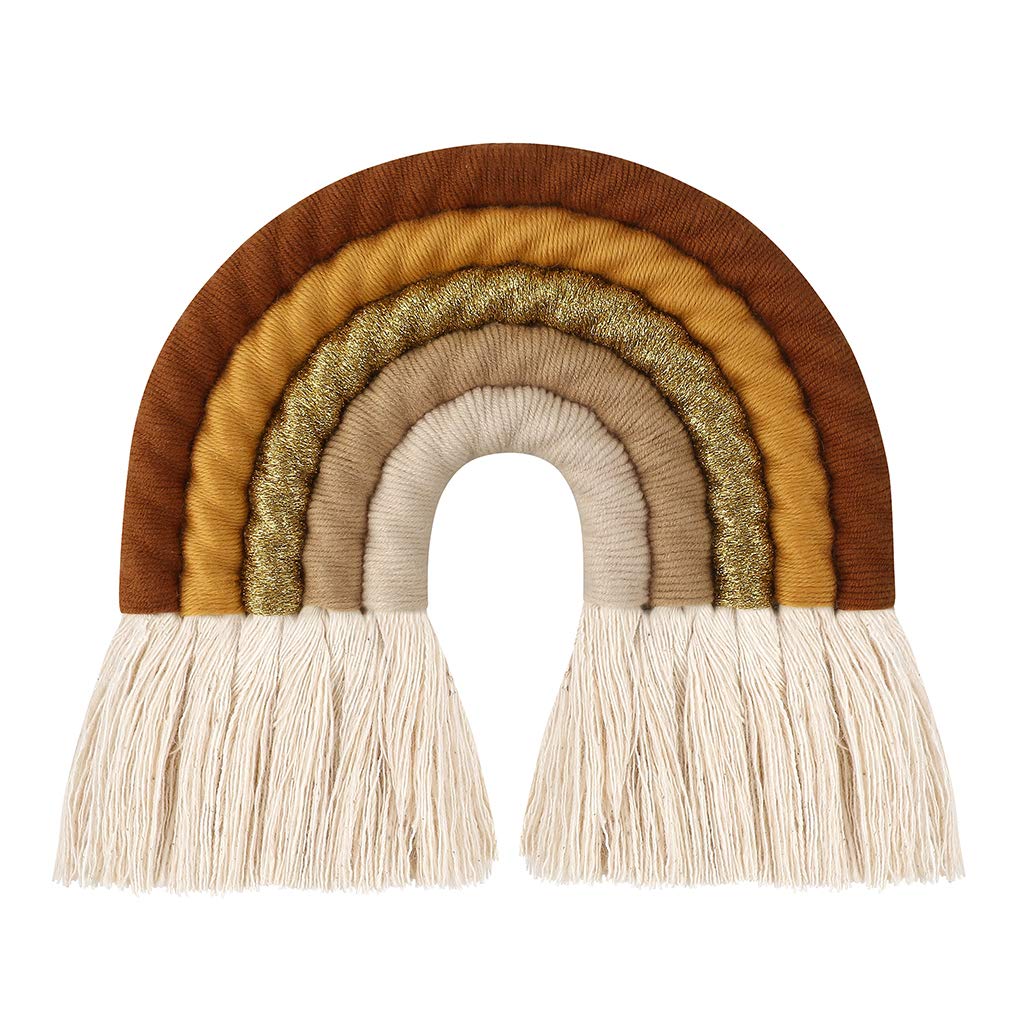 Home Decoration Rainbow Weaving Ornament Nordic Kids Room Wall Hanging Rainbow Hanging Ornament Kitchen Sets for Home Decorations with Rugs