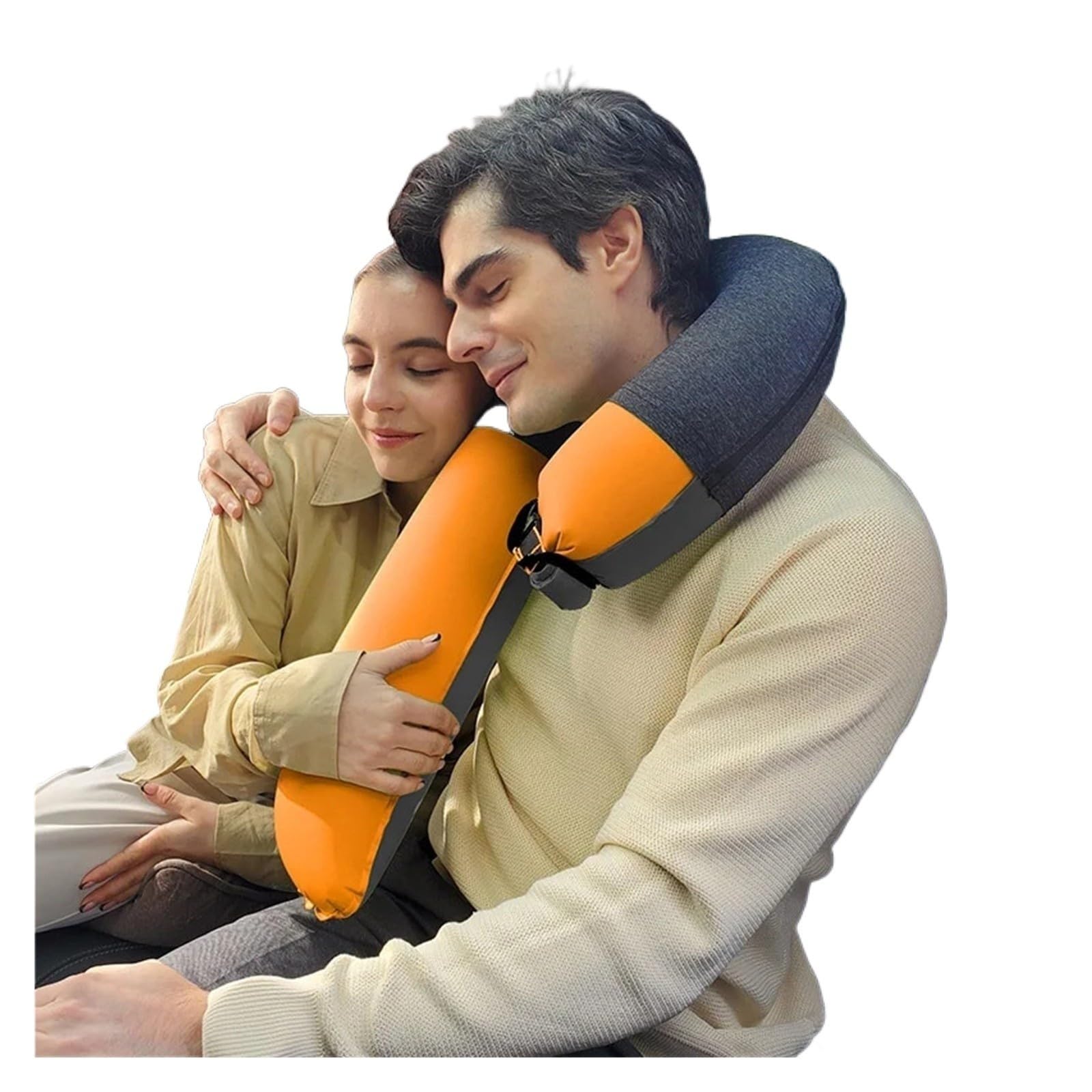 U-Shaped Inflatable Camping Pillow Portable Outdoor