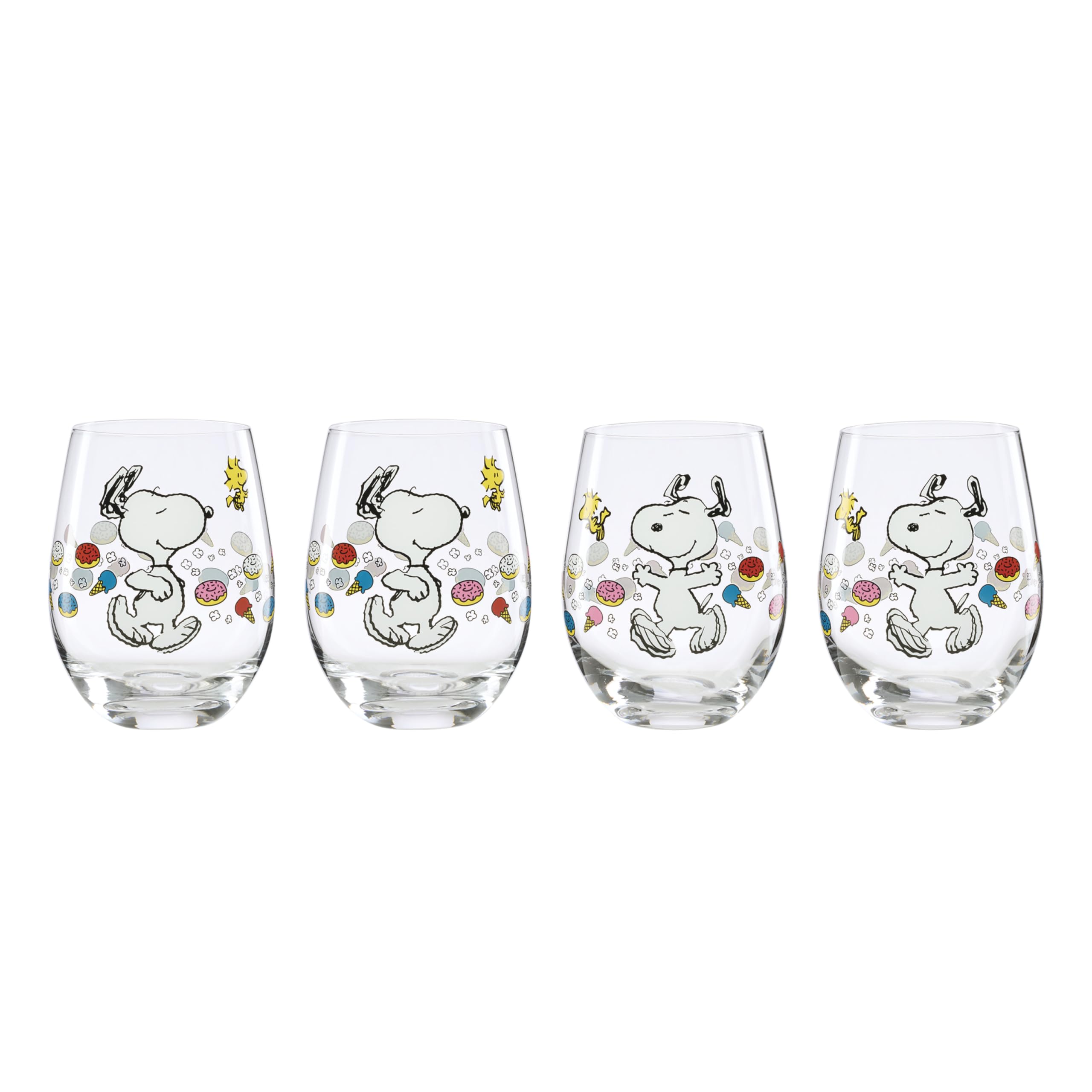 Lenox 897731 Chef Snoopy Tumblers, Set Of 4