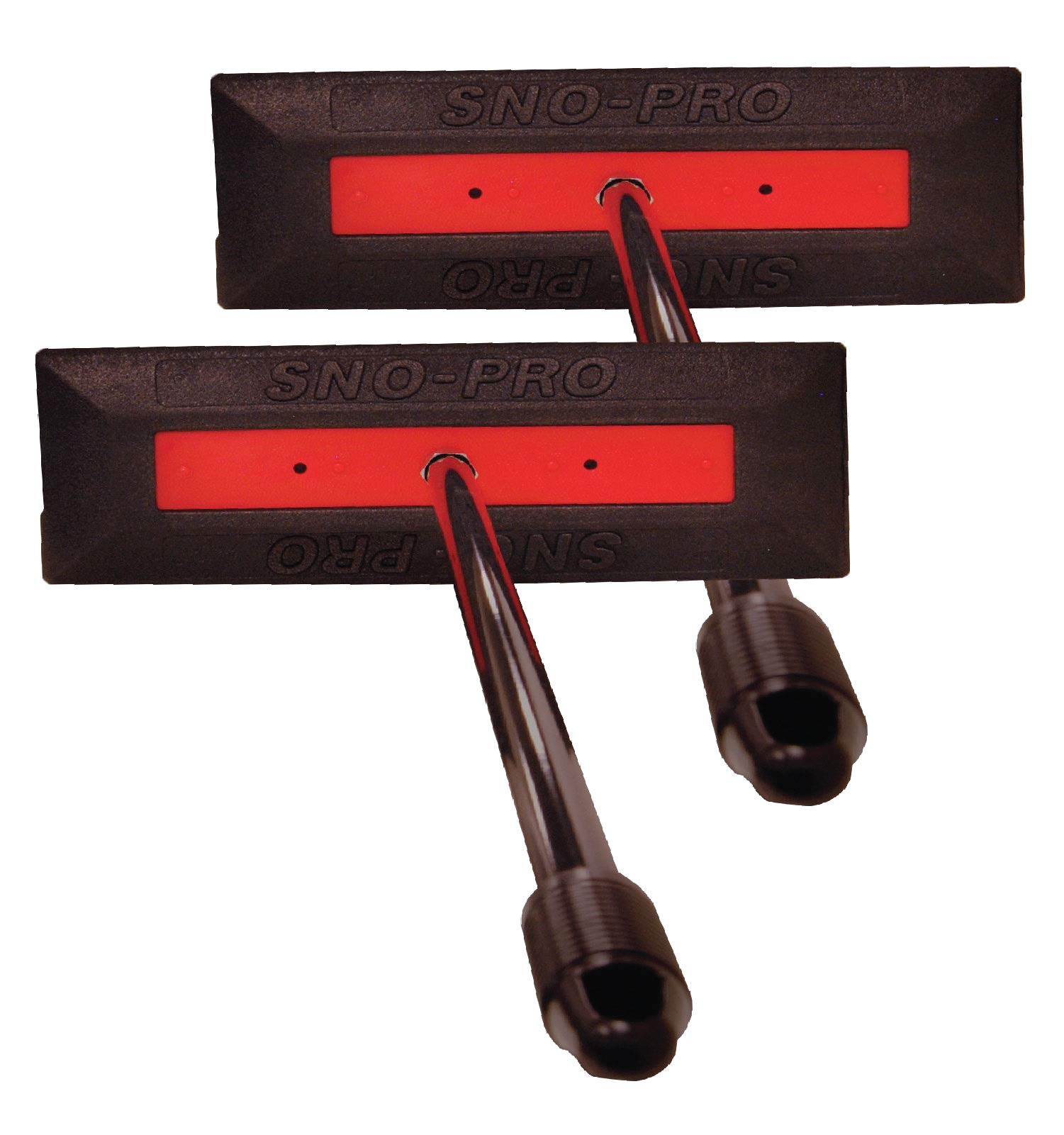 SNO PRO by Sno Brum Snow Removal Tool with 48" Handle-Clear snow off of cars, trucks, and other vehicles quickly without scratching paint or damaging accessories- 2pk